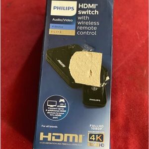 Philips HDMI Switch with Wireless Remote-NOB